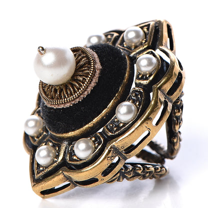 Gucci Metal Pincushion Motif Ring 13 3 of 5