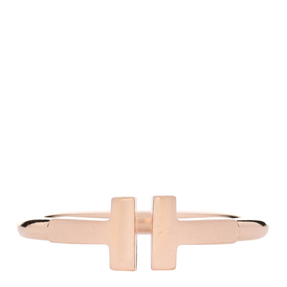 Tiffany 18K Rose Gold T Wire Ring 52 6 1 of 5