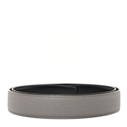 Hermes Box Togo 32mm Belt Strap 85 34 Black Etain 2 of 5