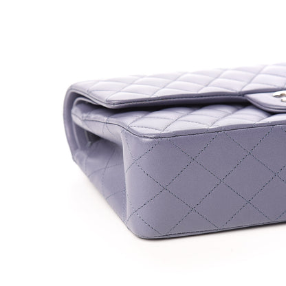 Chanel Lambskin Quilted Medium Double Flap Light Purple 7 of 11