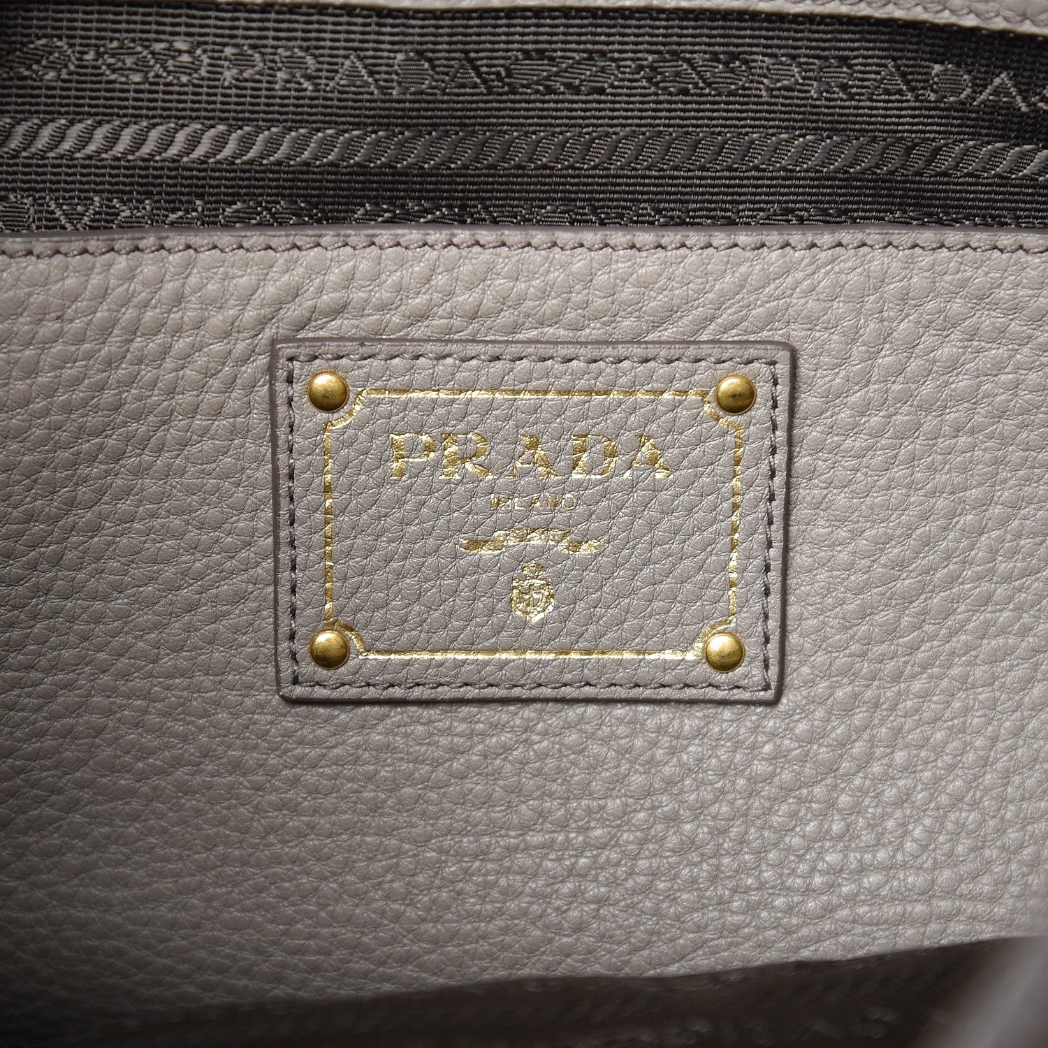 Prada Vitello Daino Tote Argilla 7 of 16