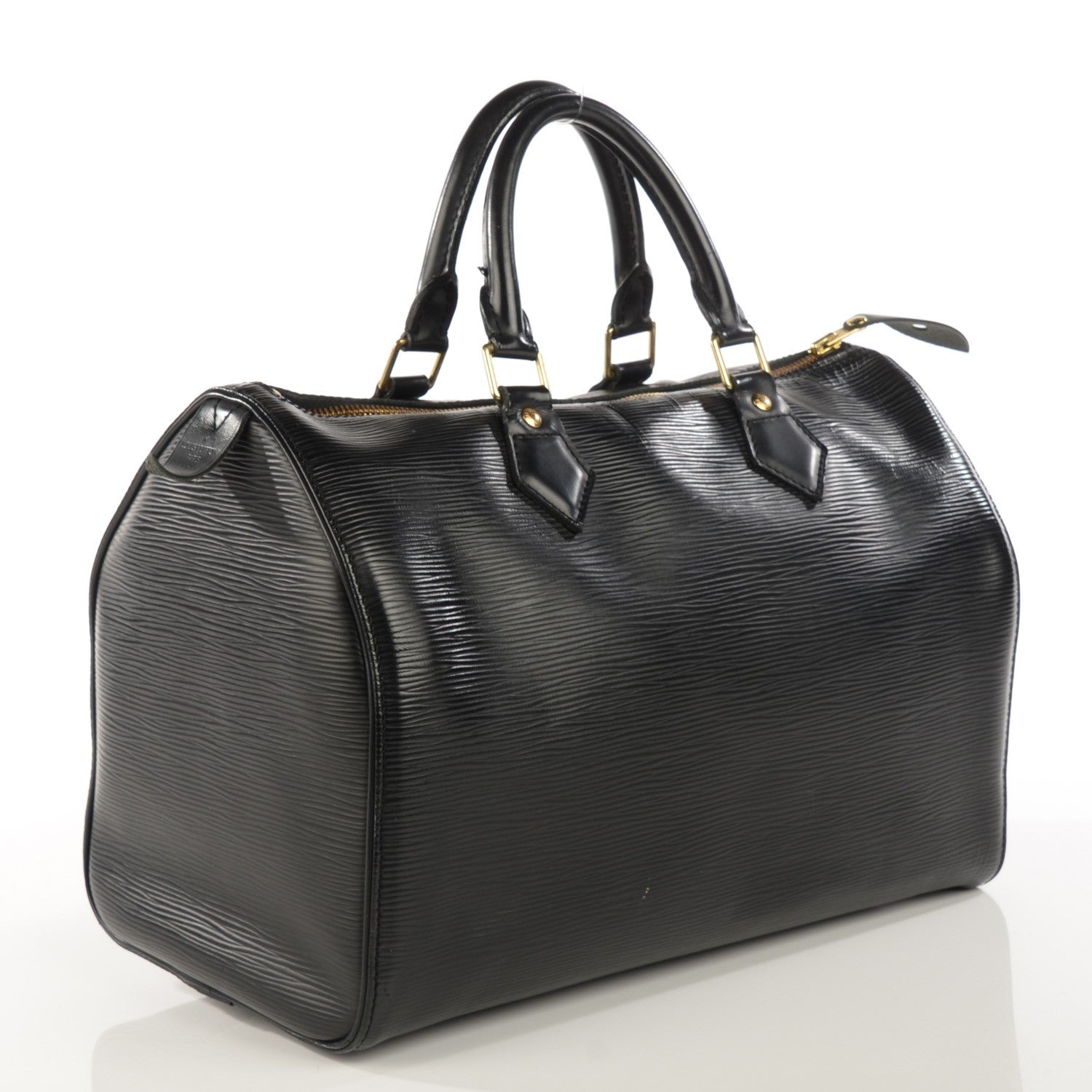 Louis Vuitton Epi Speedy 30 Black 3 of 7