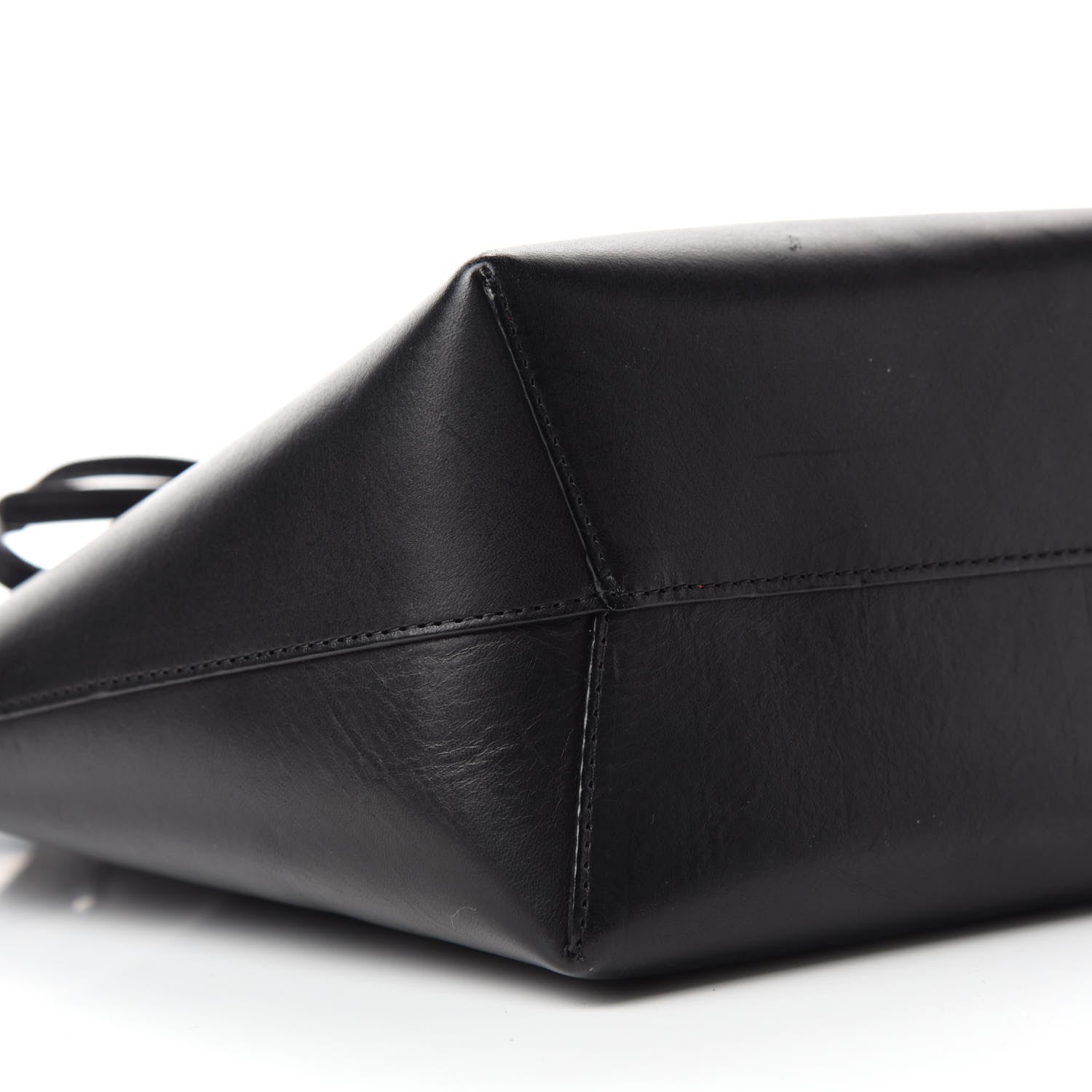Mansur Gavriel Calfskin Mini Bucket Bag Black Flamma 6 of 10