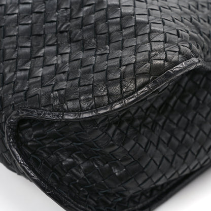 Bottega Veneta Nappa Intrecciato Alligator Hobo Black 11 of 15