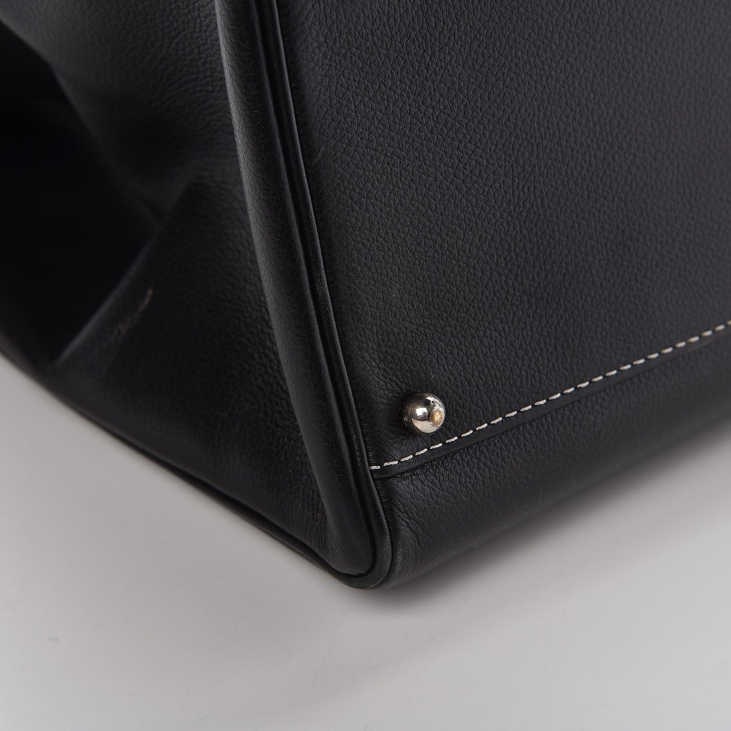 Calfskin Brillant Cabas Black