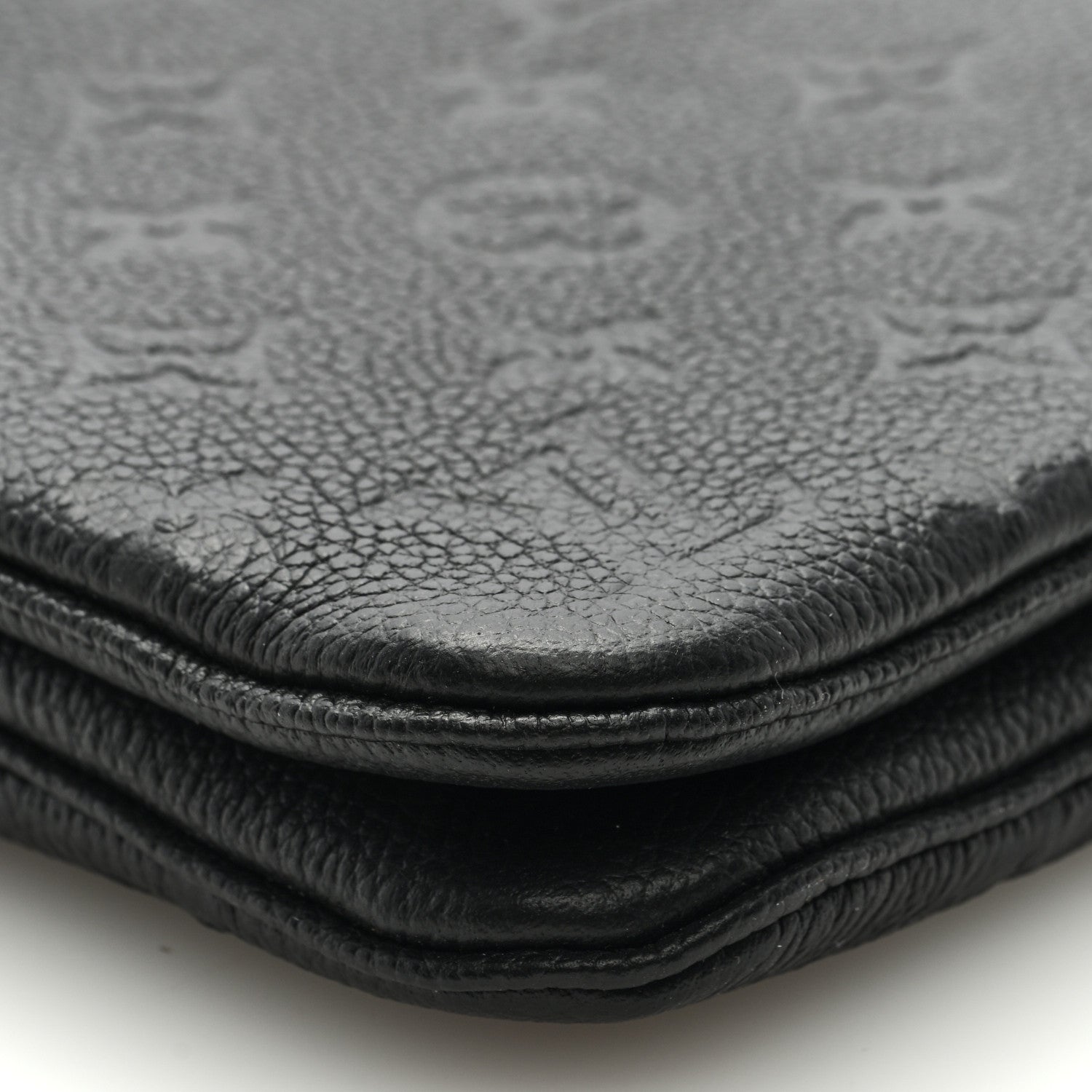 Louis Vuitton Empreinte Double Zip Pochette Black 8 of 9