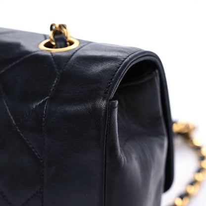 Chanel Lambskin Quilted Medium Single Flap Black 18 of 21