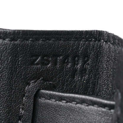 Hermes Berline Toile Swift Kelly Sellier 32 Black Ecru 7 of 10