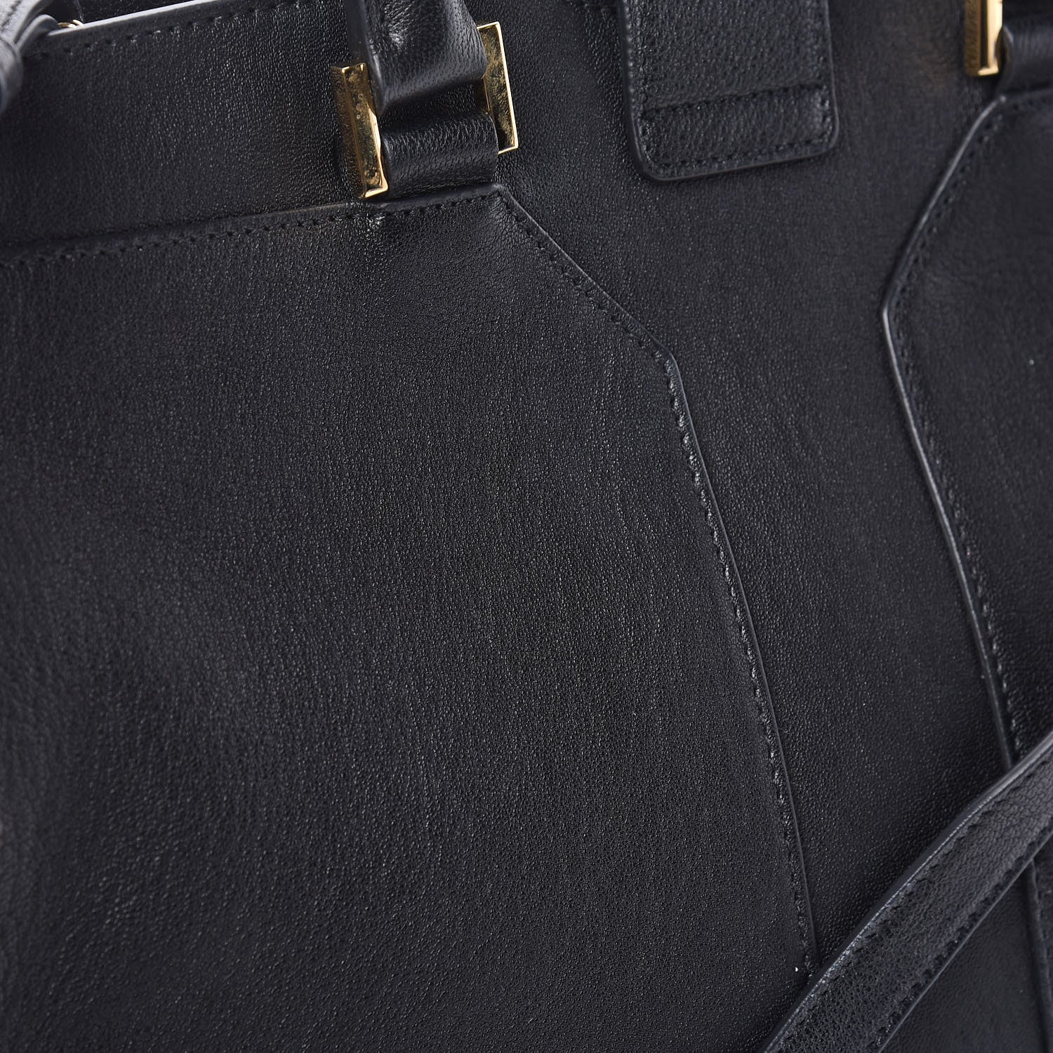 Saint Laurent Sheepskin Small Cabas ChYc Black 11 of 11