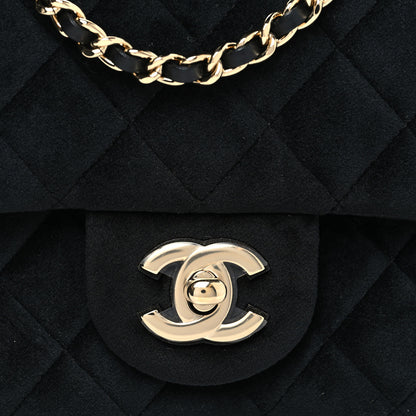 Chanel Velvet Quilted Mini Pearl Crush Flap Black 8 of 11