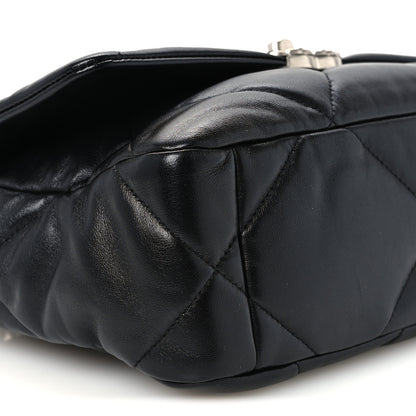 Chanel Lambskin Quilted Medium Chanel 19 Flap Black 9 of 10