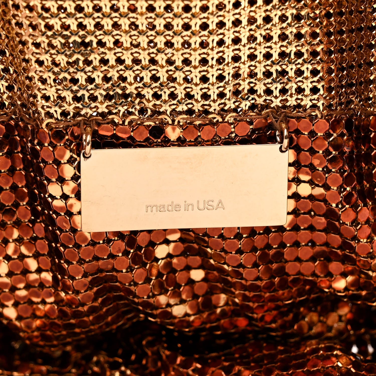 Louis Vuitton Monogram Mesh Metal Frances Gold 7 of 10