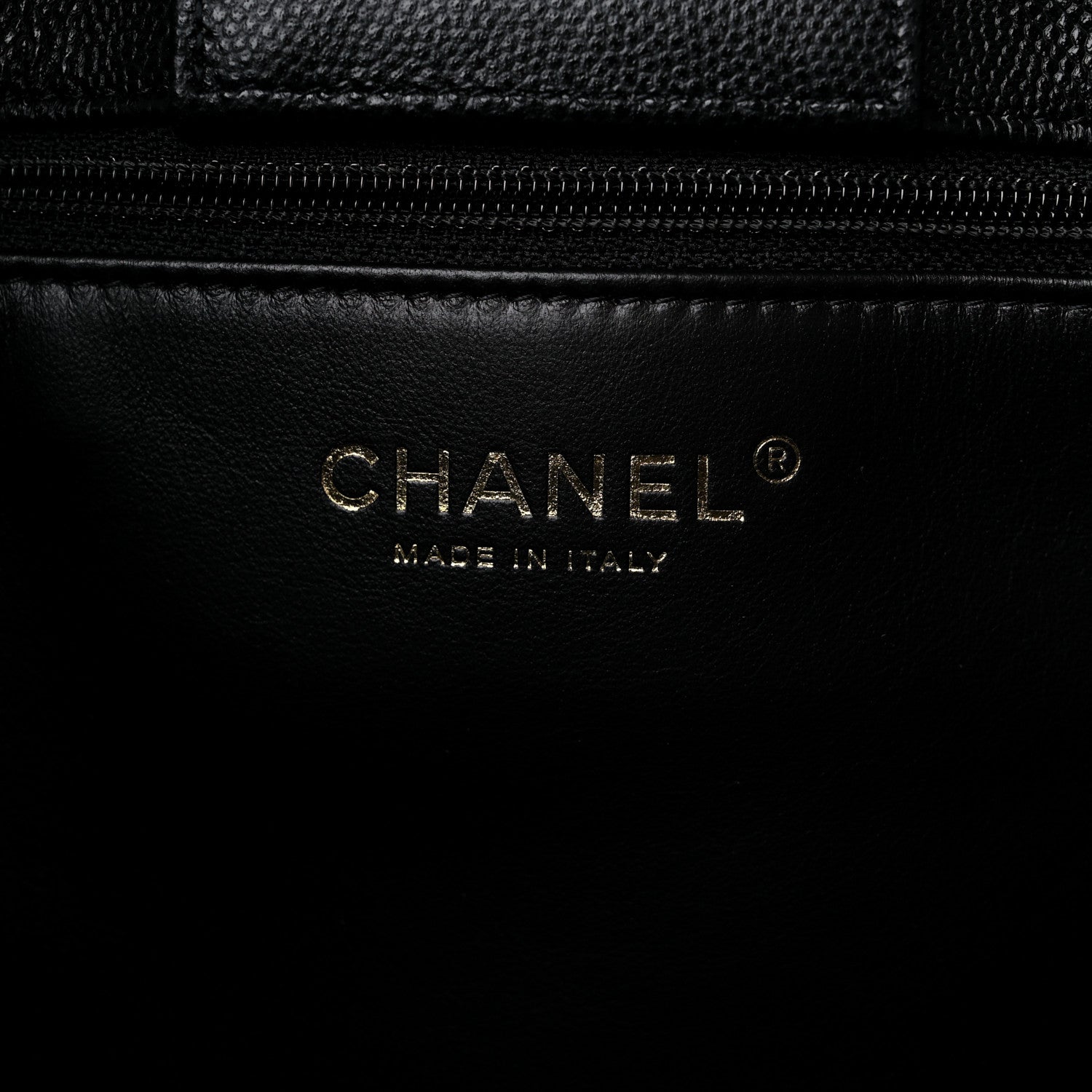 Chanel Caviar Quilted Large Shopping Tote Black 6 of 10