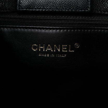 Chanel Caviar Quilted Large Shopping Tote Black 6 of 10