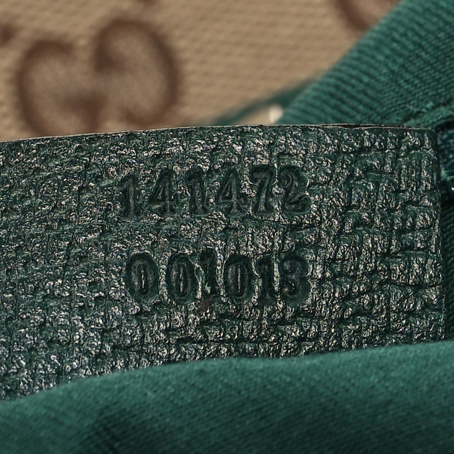Gucci Monogram Large Abbey Tote Green 7 of 13
