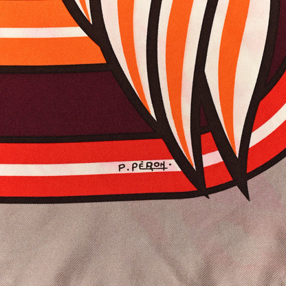 Hermes Silk Quadrige Scarf 90 5 of 6