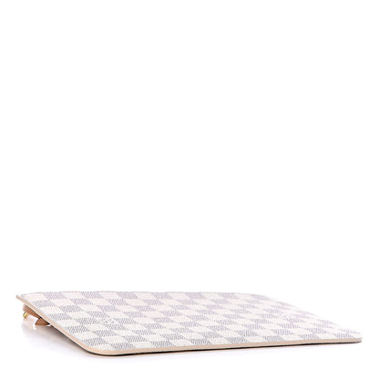 Louis Vuitton Damier Azur Neverfull MM GM Pochette Rose Ballerine 4 of 8