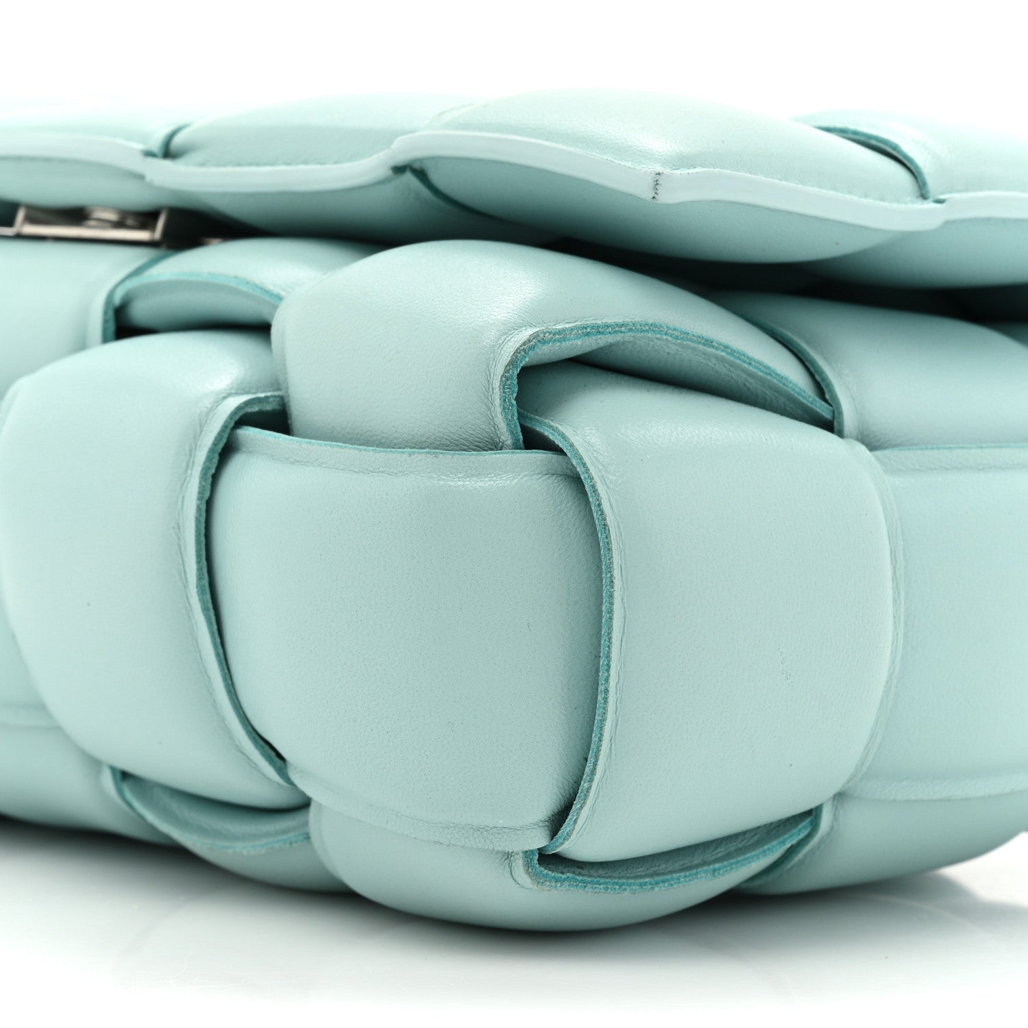 Bottega Veneta Nappa Maxi Intreccio Padded Cassette Crossbody Bag Spearmint 7 of 14