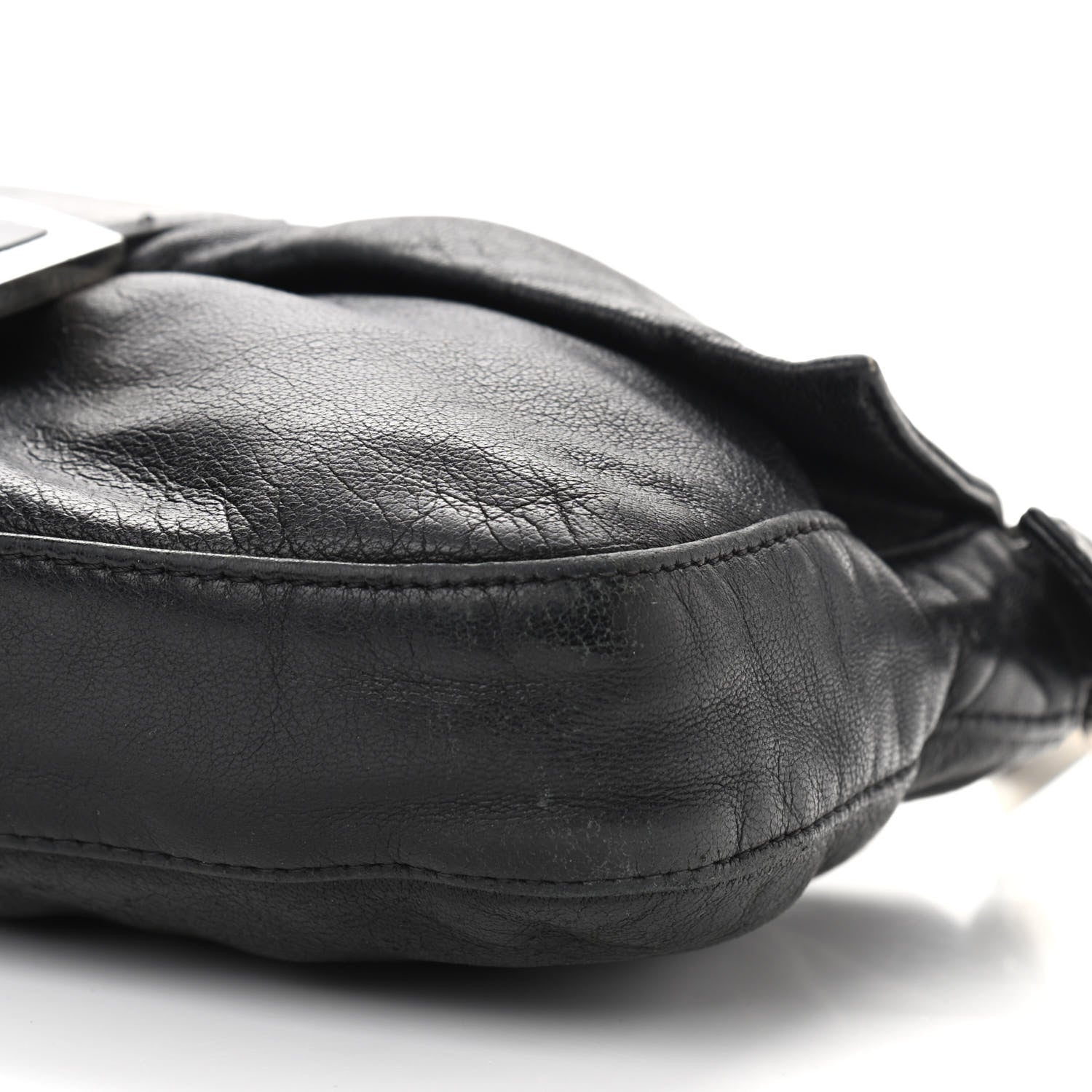 Fendi Calfskin Baguette Black 10 of 13