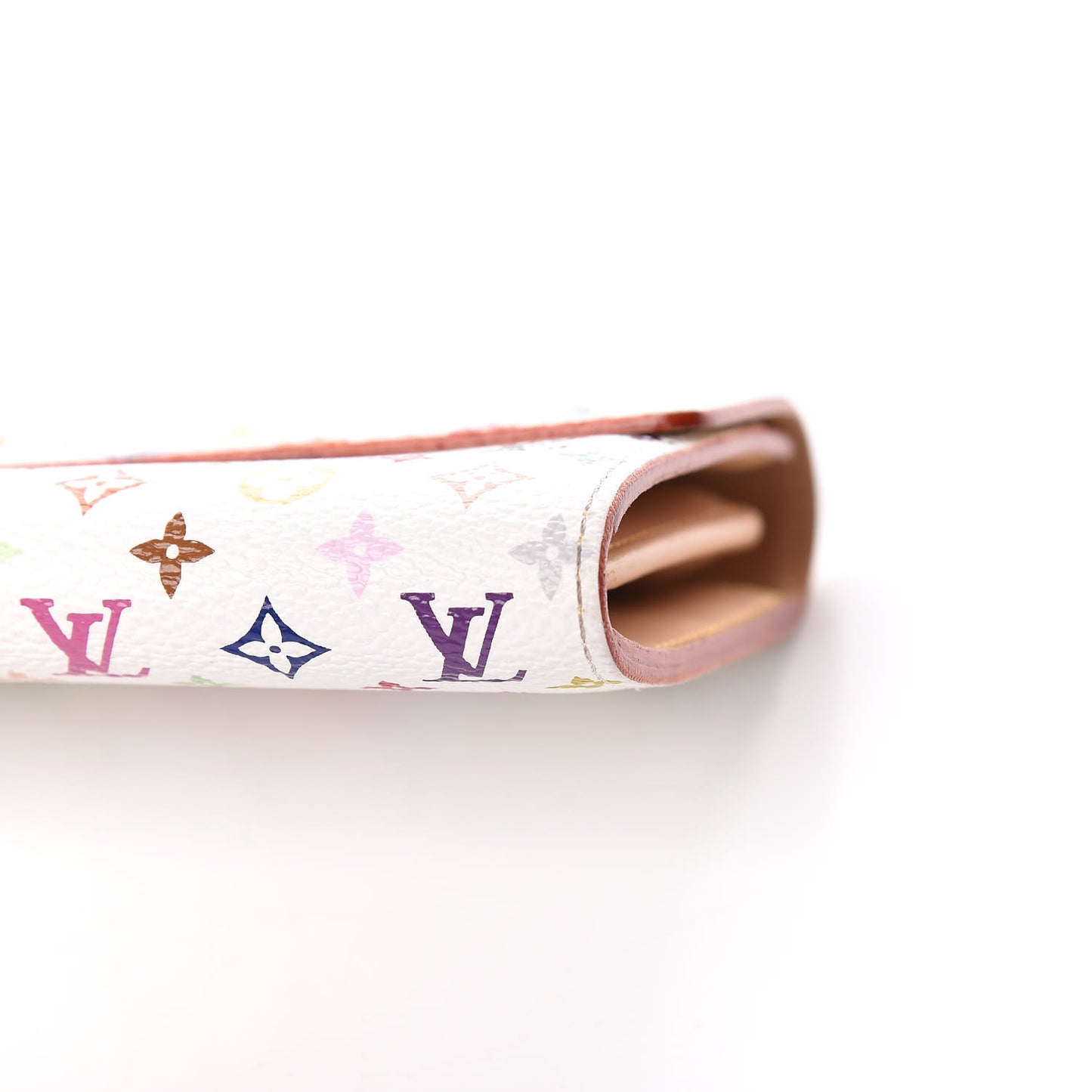 Monogram Multicolor Sarah Wallet White