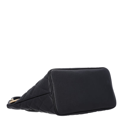 Chanel Caviar Quilted Medallion Tote Black 4 of 10
