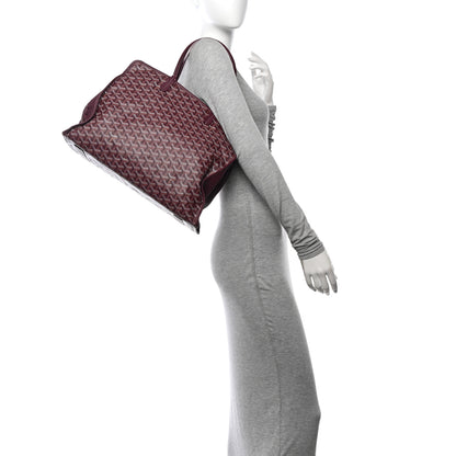 Goyard Goyardine Sac Hardy Pet Carrier PM Burgundy 2 of 15