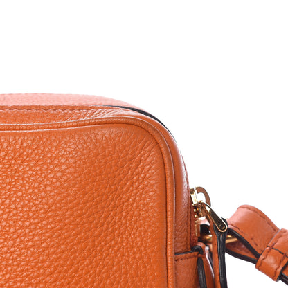 Prada Vitello Daino Medium Double Zip Shoulder Bag Papaya 12 of 15