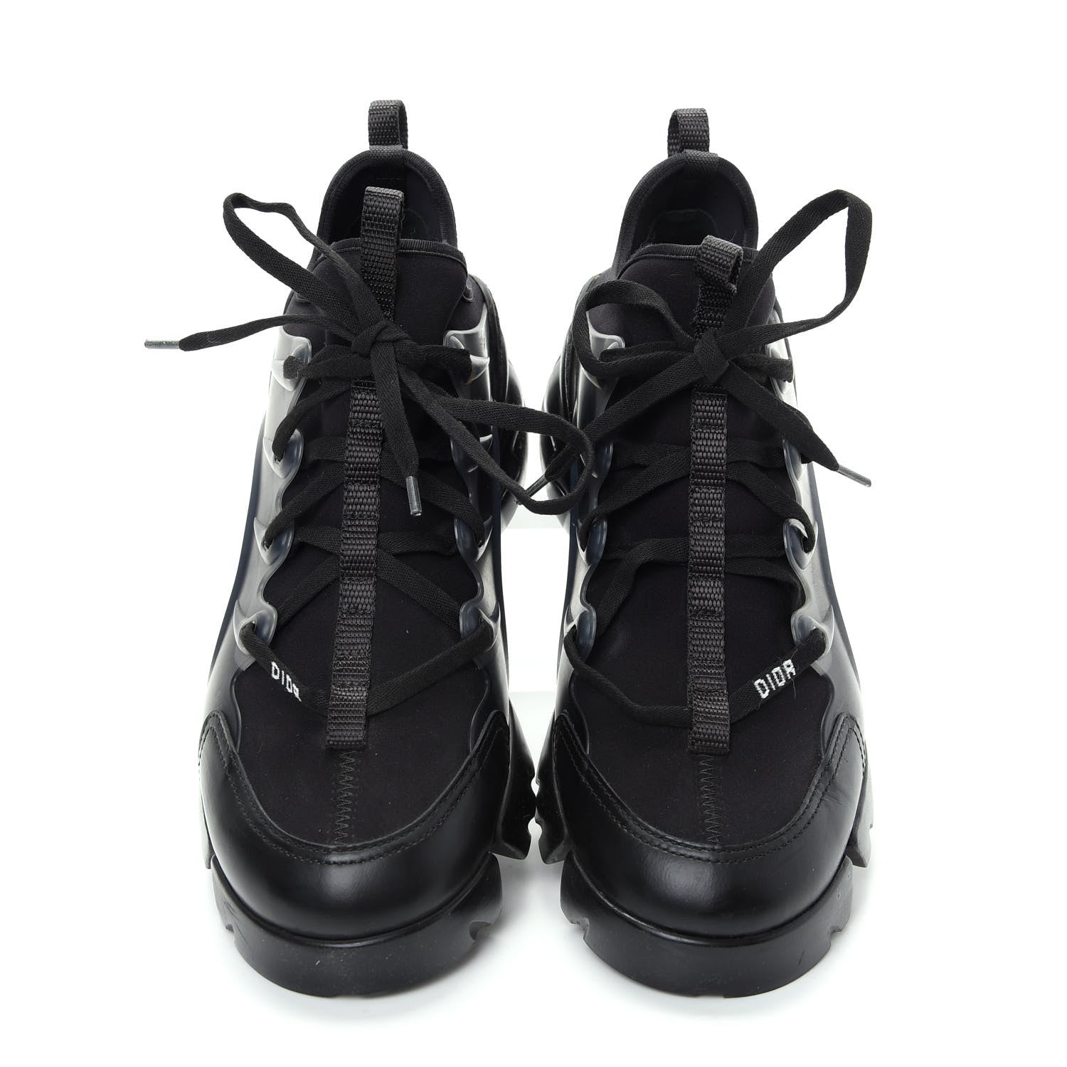 Christian Dior Neoprene Rubber Womens D-Connect Sneakers 39.5 Black 5 of 11