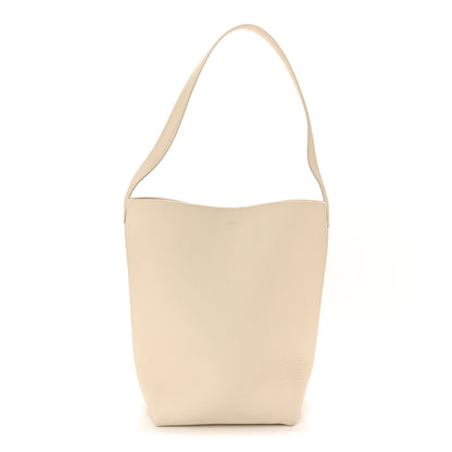 The Row Grained Calfskin Medium N/S Park Tote Ivory 1 of 23