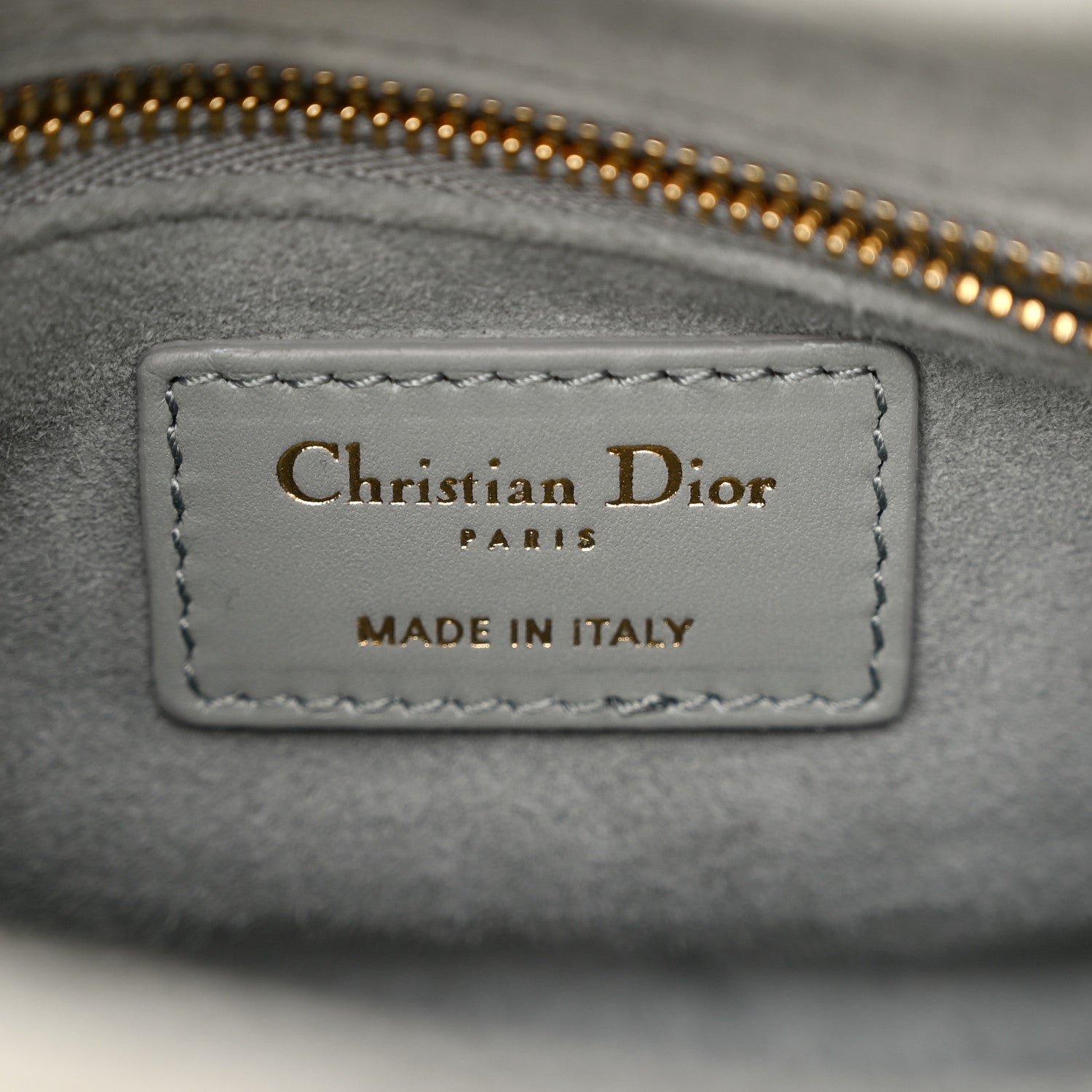 Christian Dior Velvet Mini Lady Dior Gray 6 of 10