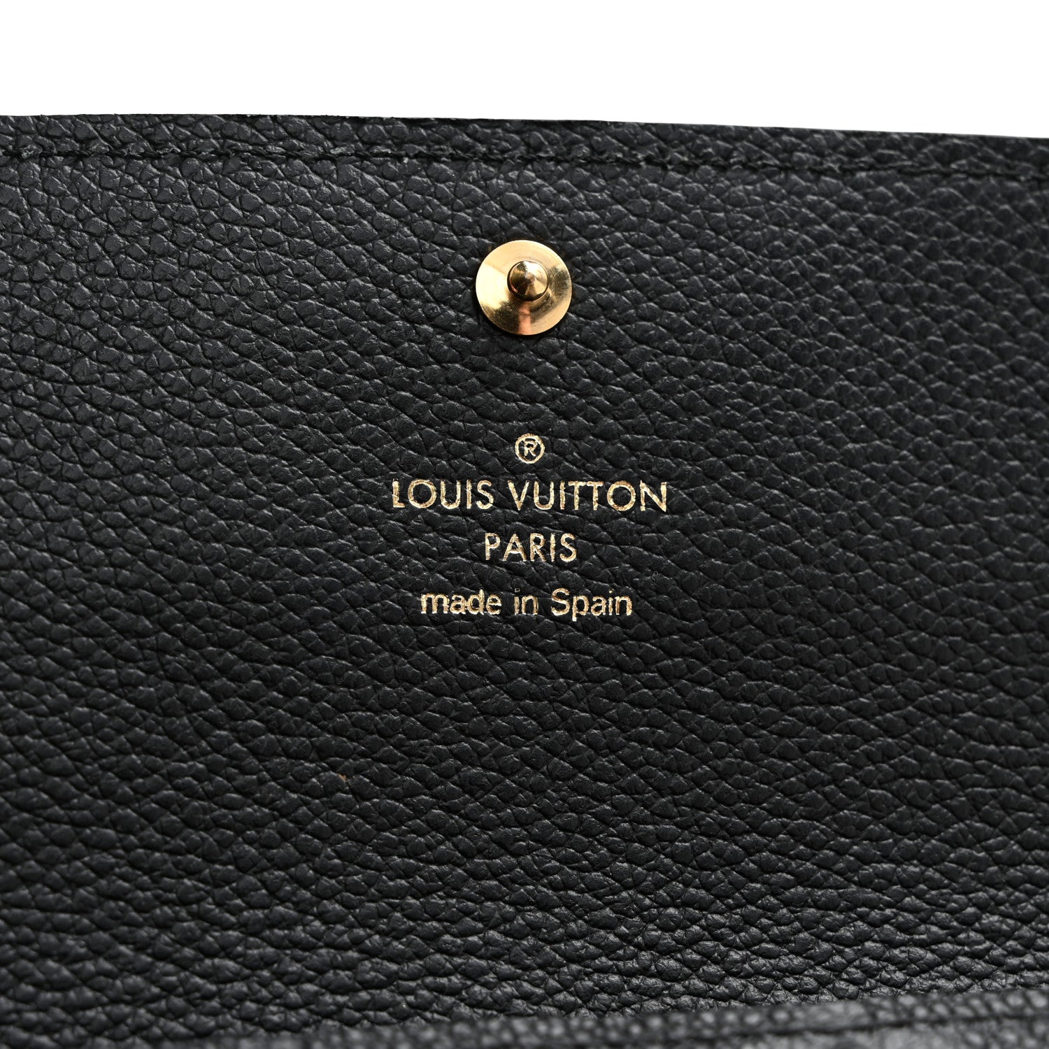 Louis Vuitton Empreinte Pont-Neuf Wallet Black 6 of 9