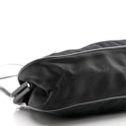 Prada Tessuto Nylon Nappa Kisslock Shoulder Bag Black 9 of 14