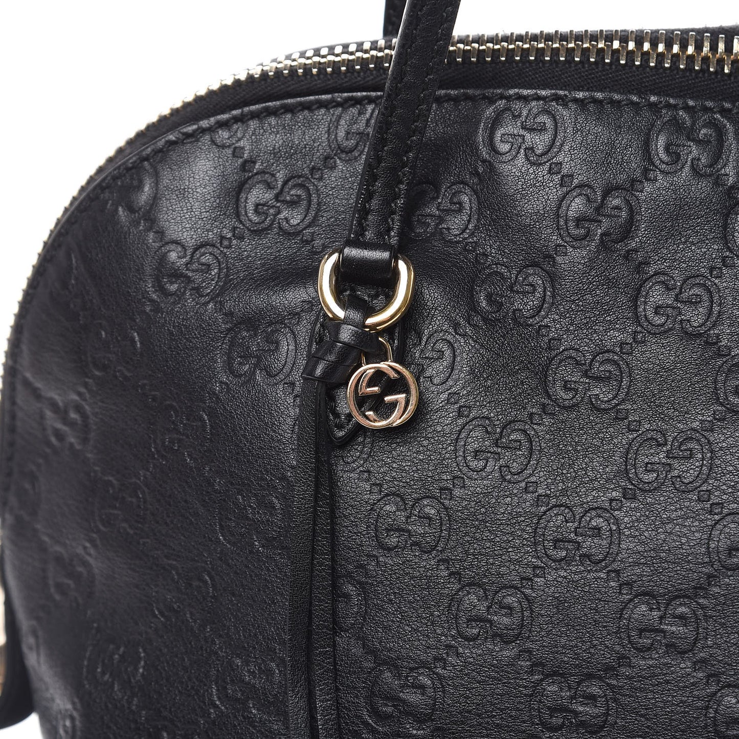 Guccissima Medium Bree Shoulder Bag Black