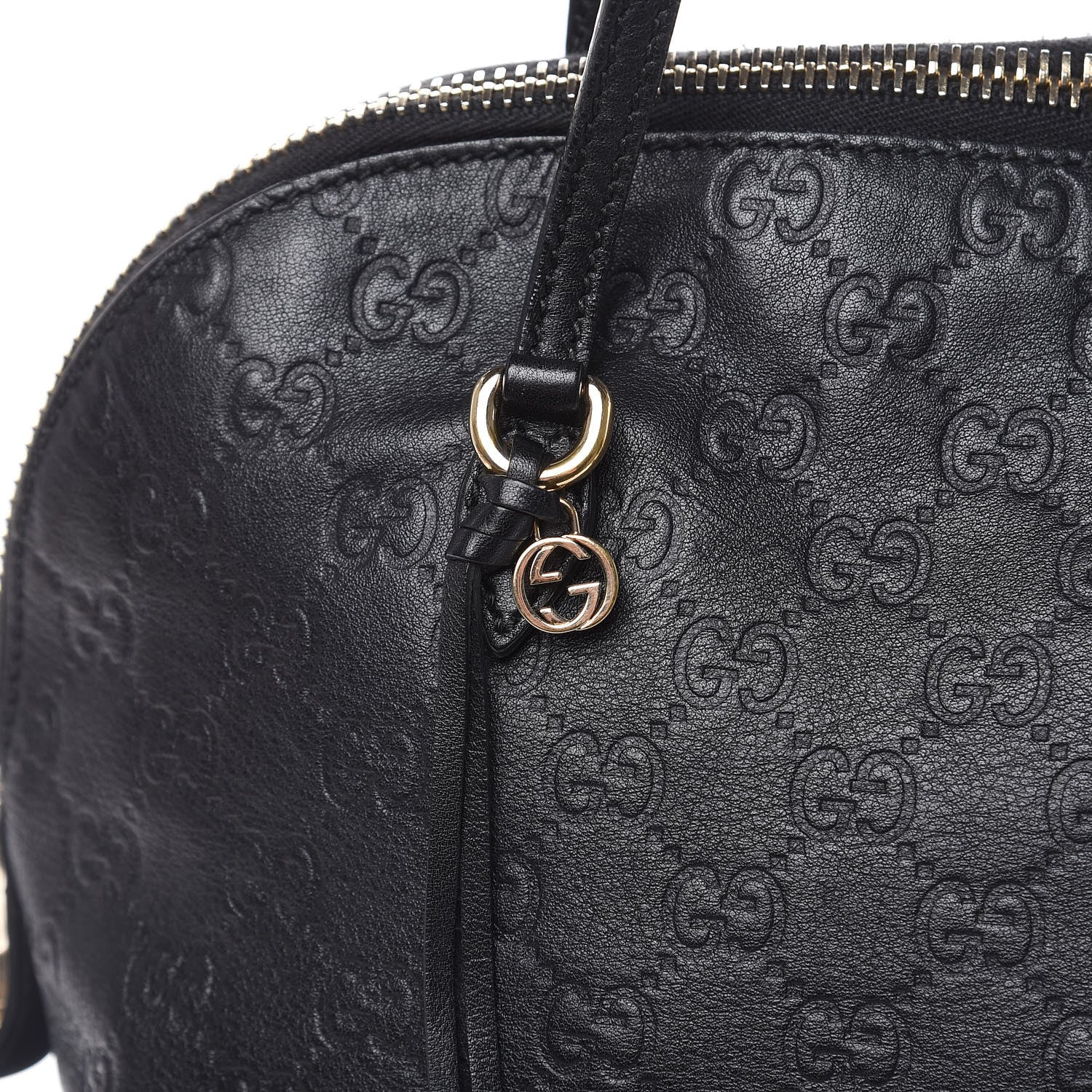 Gucci Guccissima Medium Bree Shoulder Bag Black 10 of 24