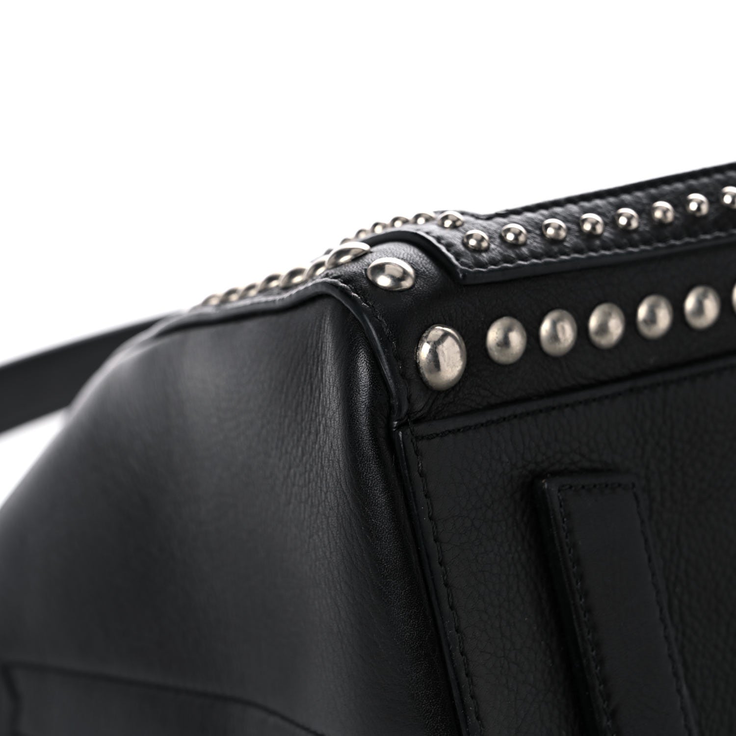 Givenchy Calfskin Medium Studded Bi-Color Antigona Black White 8 of 23