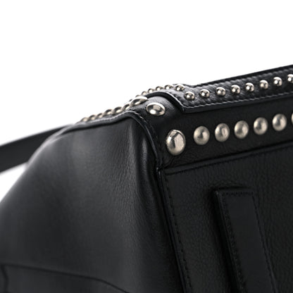 Givenchy Calfskin Medium Studded Bi-Color Antigona Black White 8 of 23