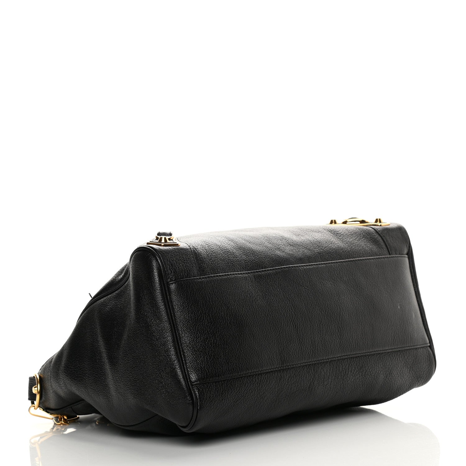 Balenciaga Chevre Gold Metallic Edge Hardware Velo Black 3 of 10