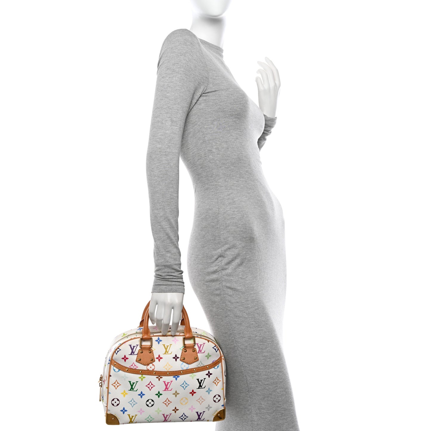 Monogram Multicolor Trouville White