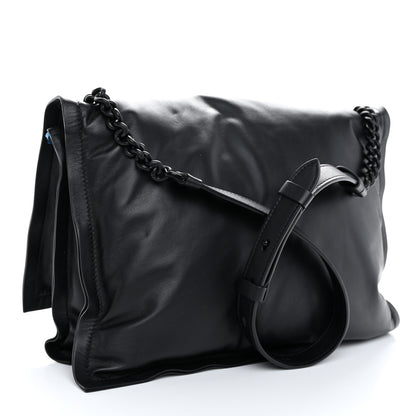 Salvatore Ferragamo Calfskin Viva Bow Shoulder Bag Black 3 of 13