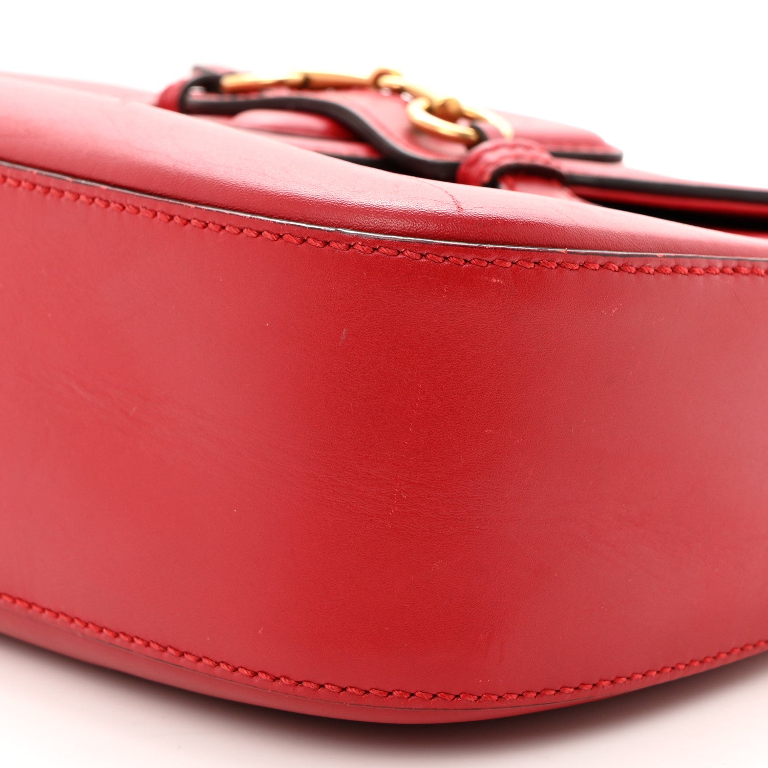 Gucci Ruinart Calfskin Medium Lady Web Shoulder Bag Hibiscus Red 10 of 12