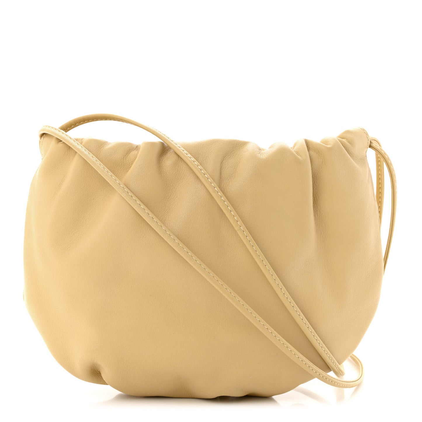 Butter Calfskin Coin Purse Tapioca