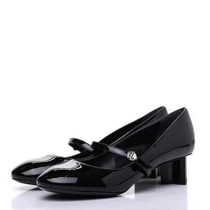 Louis Vuitton Patent Uniformes Silhouette 40mm Pumps 37 Black 3 of 8
