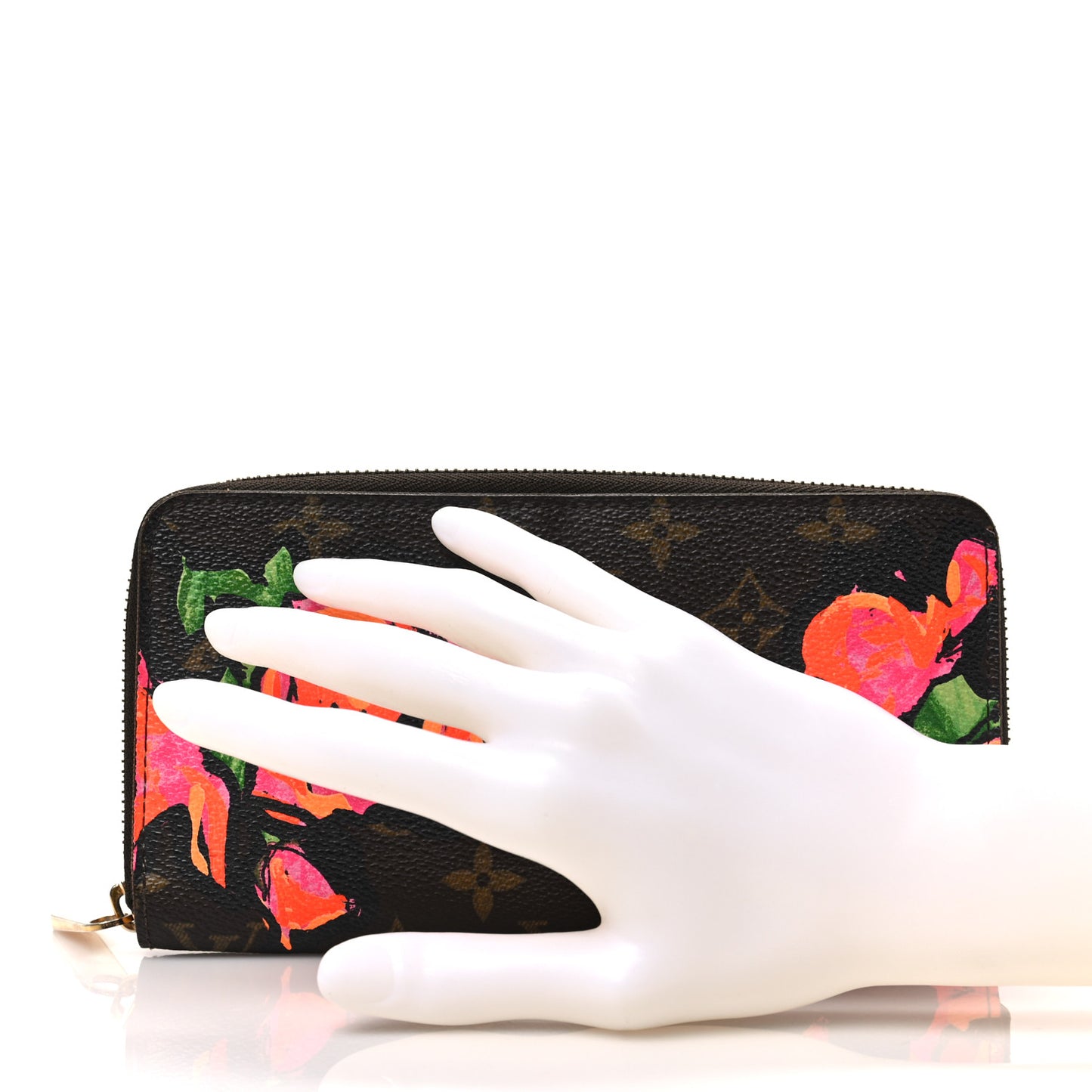 Monogram Roses Zippy Wallet