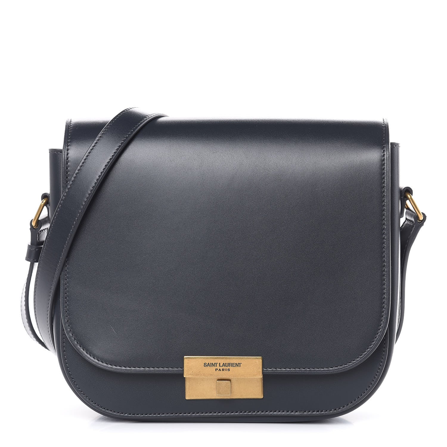 Saint Laurent Calfskin Betty Messenger Asphalt 1 of 10