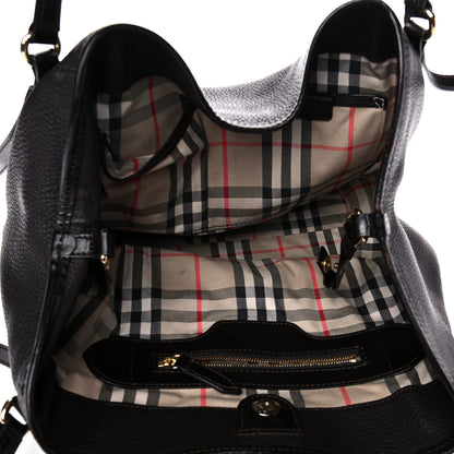 Burberry Grainy Calfskin Small Canterbury Tote Dark Chocolate 4 of 21
