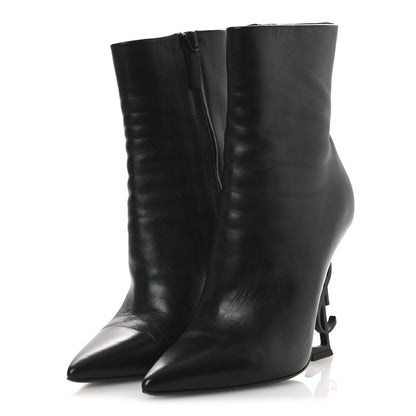 Saint Laurent Nappa Vendome Opyum 110 Ankle Boots 37 Black 4 of 13