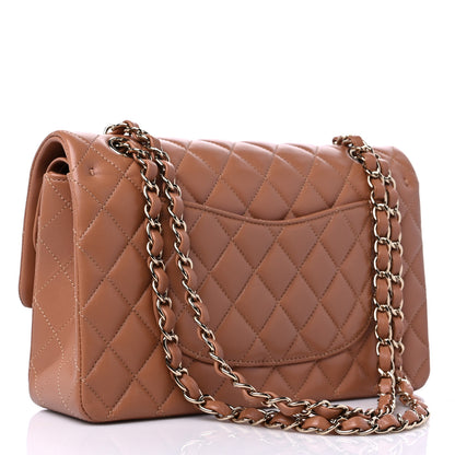 Chanel Lambskin Quilted Medium Double Flap Brown 3 of 11