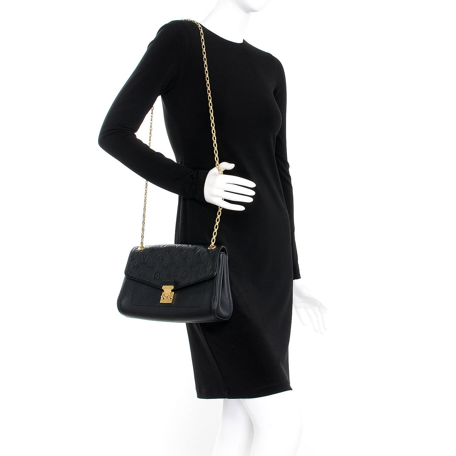Louis Vuitton Empreinte Saint Germain PM Black 2 of 8