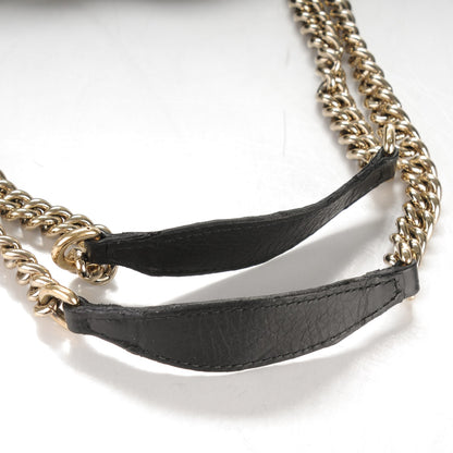Gucci Pebbled Calfskin Medium Soho Chain Shoulder Bag Black 8 of 8