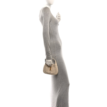 Gucci Ostrich Mini Jackie 1961 Hobo Ivoire 2 of 11